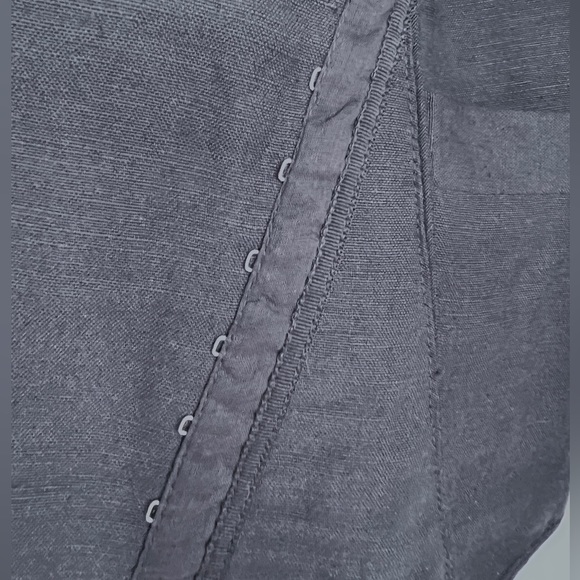 Embroidered Linen jacket, EUC, sz 10 - Picture 6 of 9